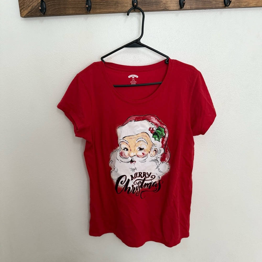 Holiday Time Red Merry Christmas Tee